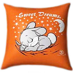 Sweet Dreams with Cute Bunny Beny Glow In The Dark Pillow