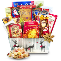 Christmas Reindeer Delivery - Basilur Tea & Panettone