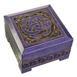 Celtic Knot Chest with Lock and Key