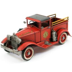 Red Metal Fire Engine