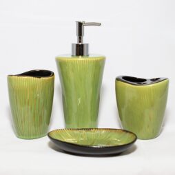 Green Palms Bathroom Set