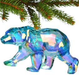 Iridescent Polar Bear Ornament